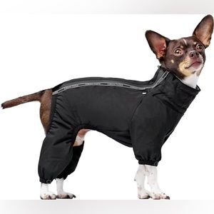 Canada Pooch Dog Snowsuit, Black, Size 16